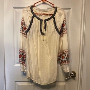 Boho peasant blouse, size 1X